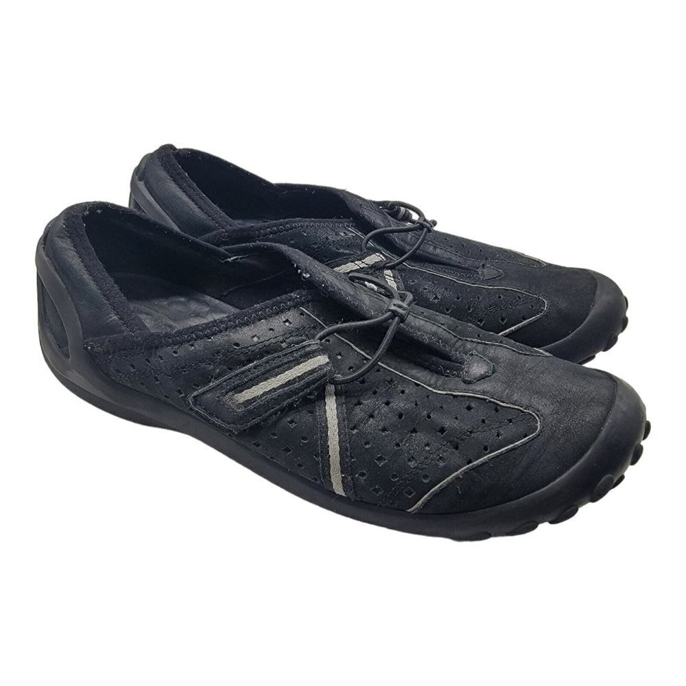 Privo Shoes Womens 9 M Black Leather Upper casual or driving  Style 79175